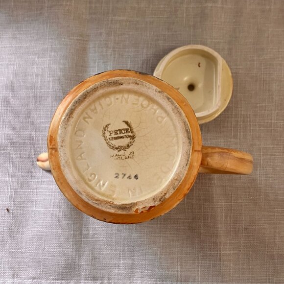 Vintage 1970's Price Kensington Phoenician Large Coffee Pot, Wood Look Style - Picture 9 of 10